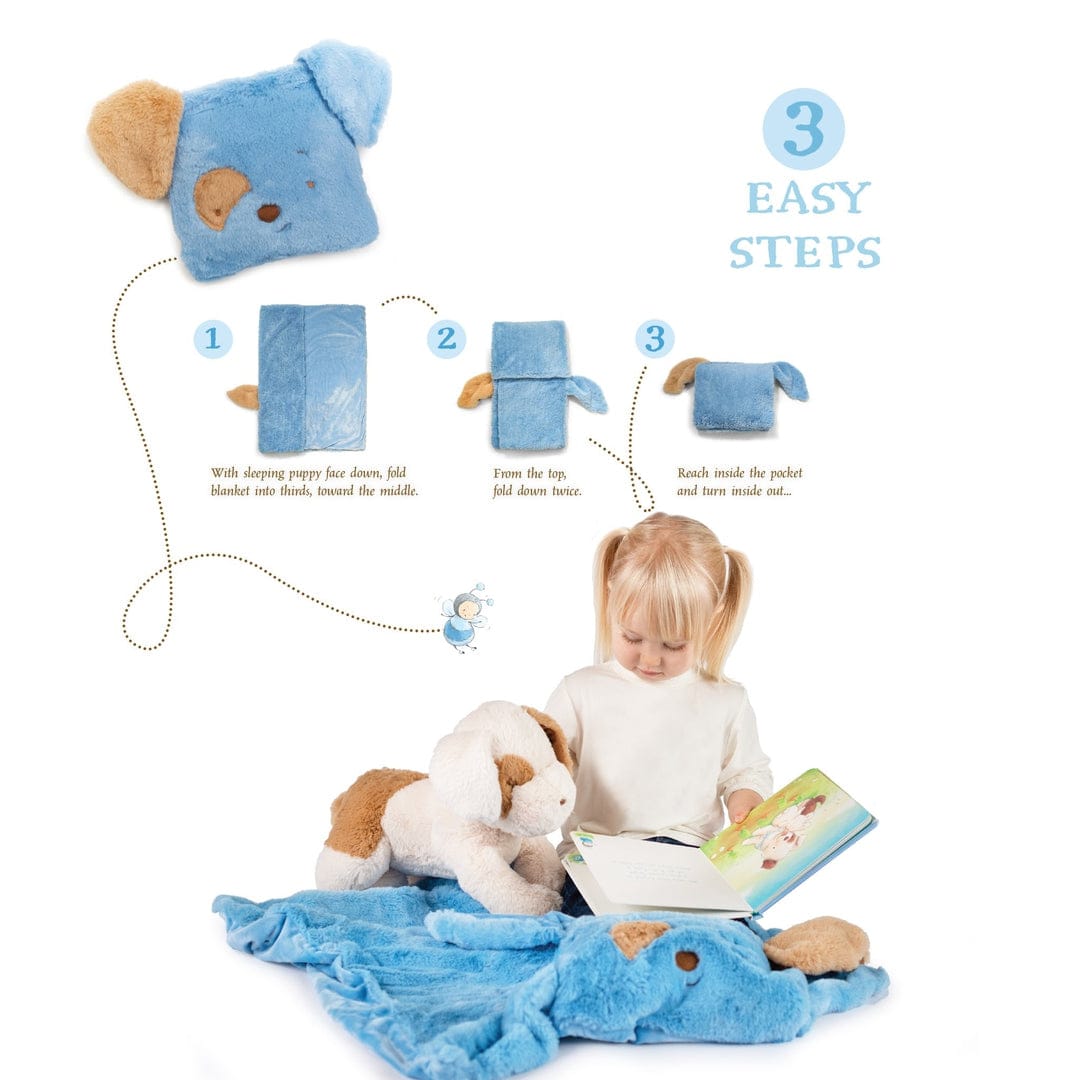 Hooded Baby Blanket & Plush – Skipit Puppy Tuck Me In Blanket