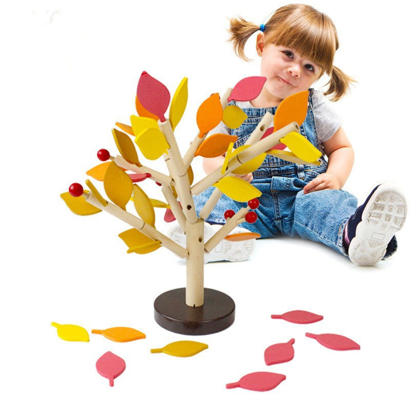 Wooden Build-a-Tree Puzzle