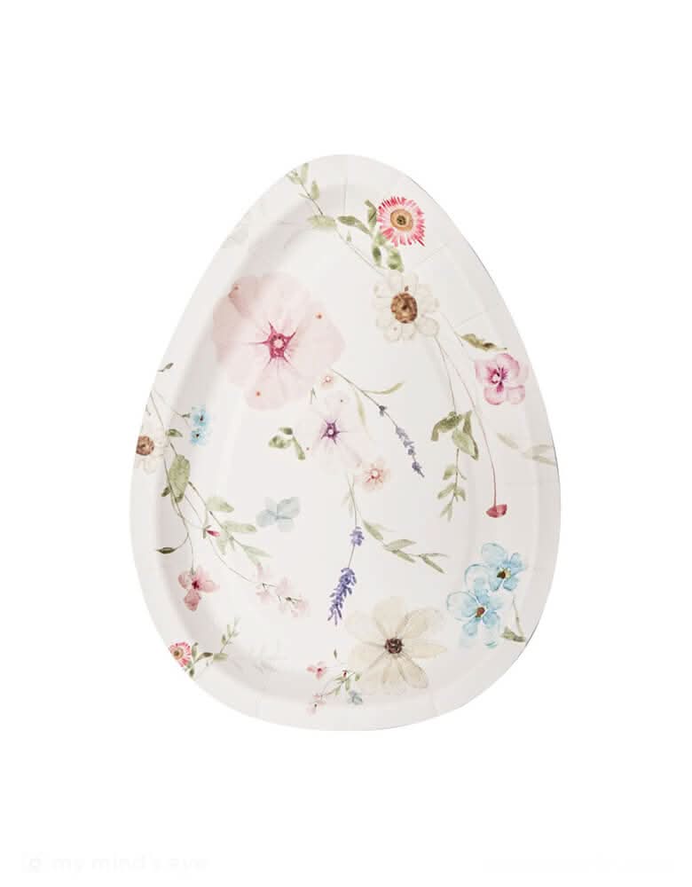 Easter Egg Shaped Salad Plates – 4.5