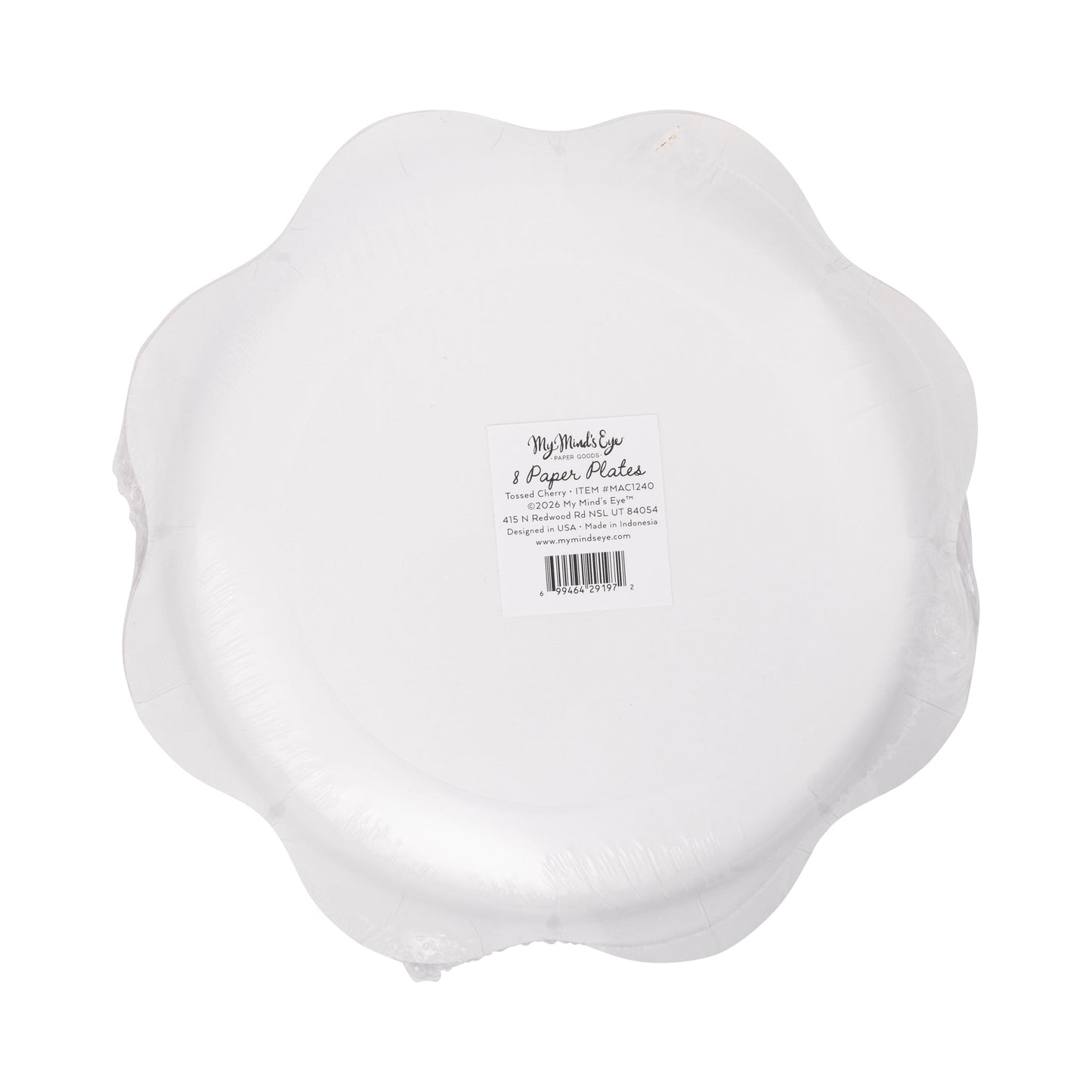 Tossed Cherry Paper Plates, 8 ct