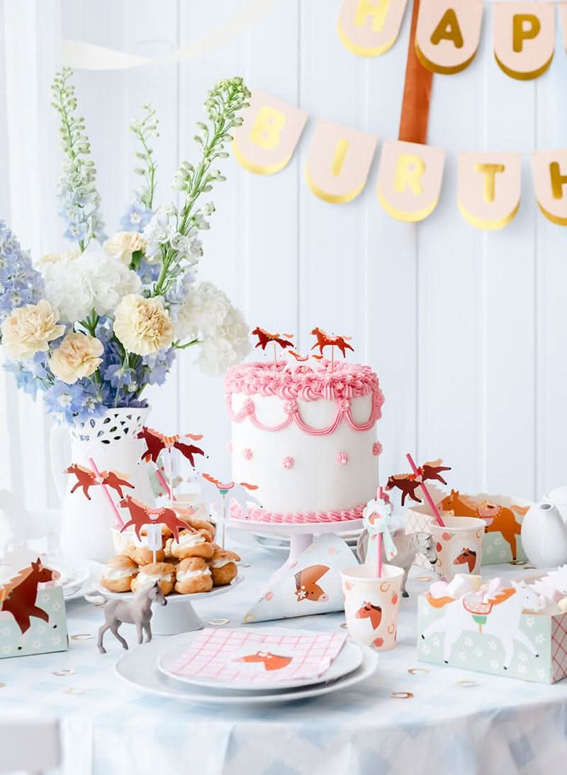 Floral Pony Side Plates – 7