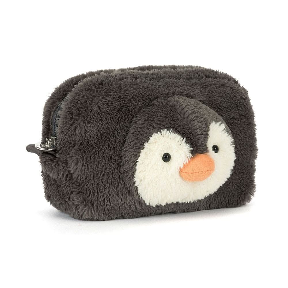 Penguin Plush Pouch Bag – 19 × 13 cm