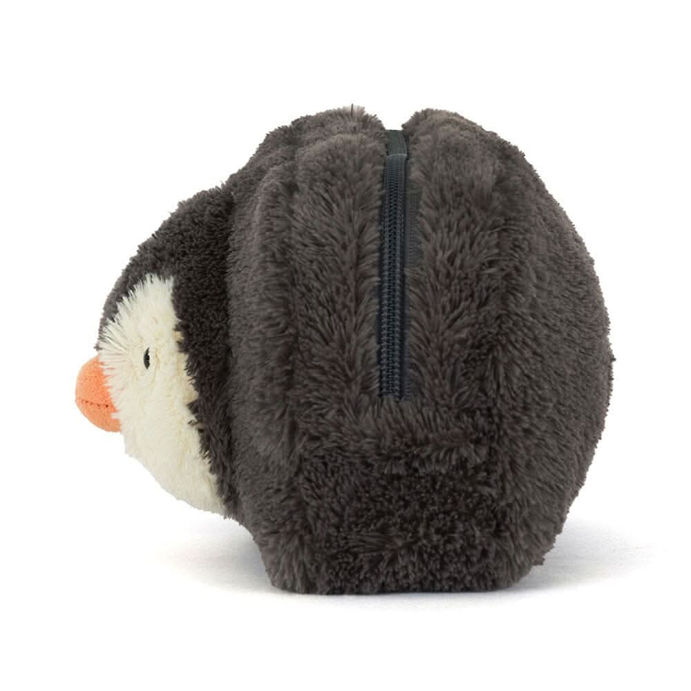 Penguin Plush Pouch Bag – 19 × 13 cm