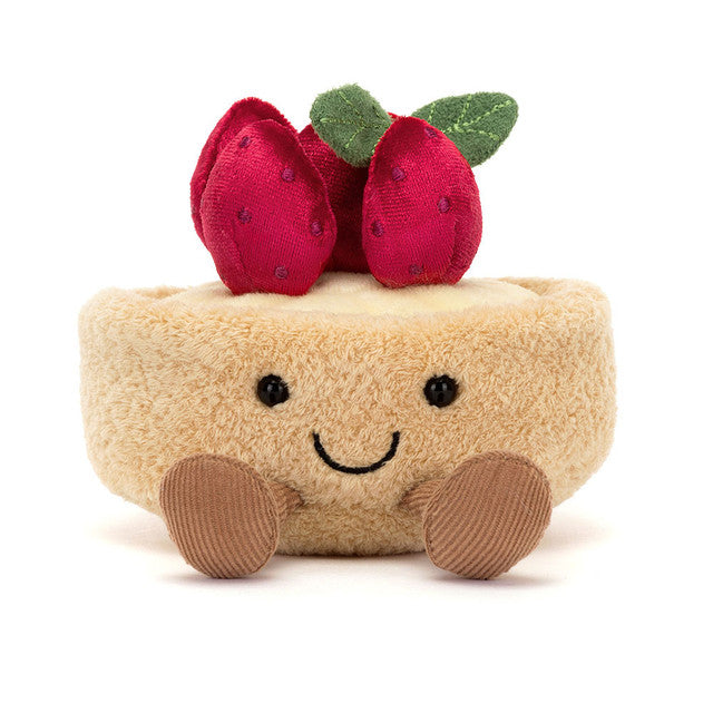 Jellycat Amuseables Fleurette Tarte Aux Fraises 11cm