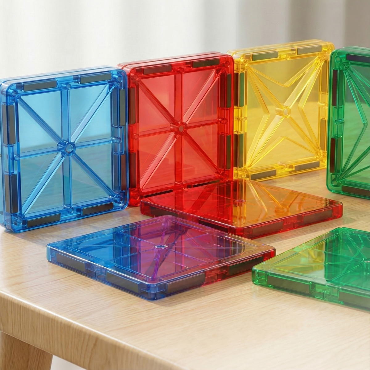 Interactive Magnetic Building Blocks