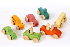 Montessori Wooden Rainbow Stacking Blocks Set