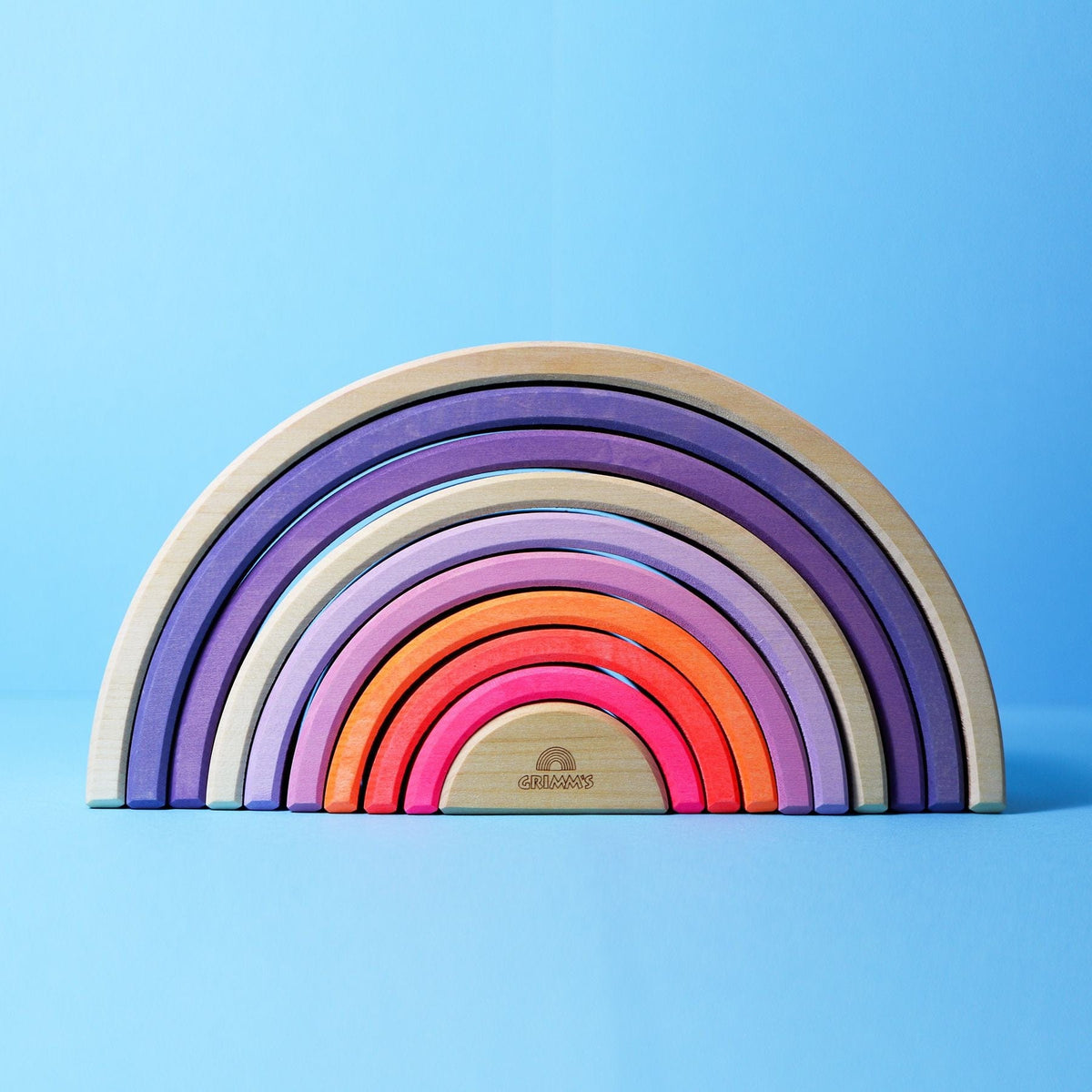 Grimm's Rainbow Neon Pink 10 Piece