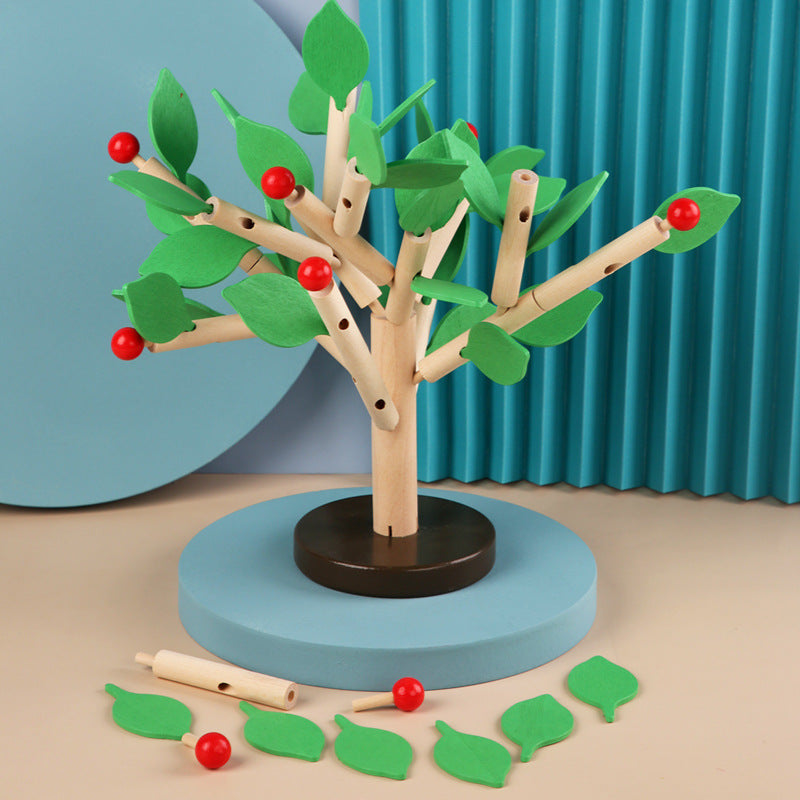 Wooden Build-a-Tree Puzzle