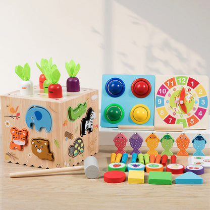 8-in-1 Wooden Montessori Activity Set