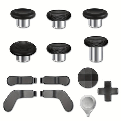 Xbox Elite Controller Series 2 Accessories 13-in-1 Replacement Kit - Paddles Thumbsticks Analog Sticks 2 D-Pads Repair Tool Stainless Steel Parts Set for Xbox Elite 2