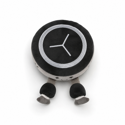 Ice Hockey Puck Plush Toy – 13cm