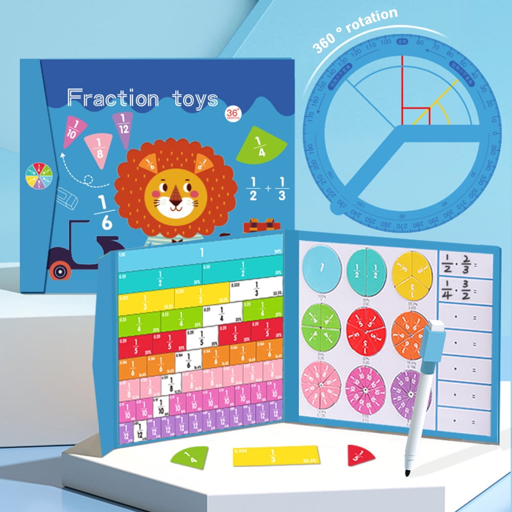 Little Lion magnetic fraction learning set product image 2