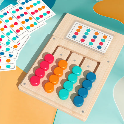 Wooden Color Logic Puzzle