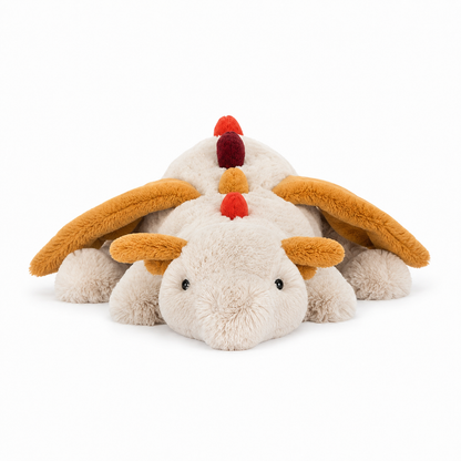 Eight Treasure Golden Dragon Plush Toy – 88 cm