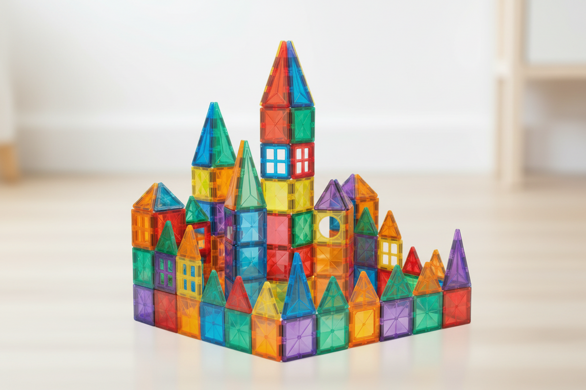 Interactive Magnetic Building Blocks