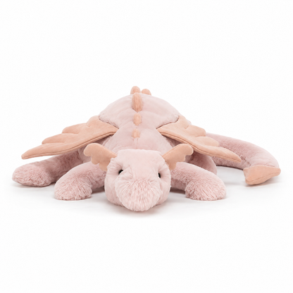 Pink Dragon Plush Toy – 50cm