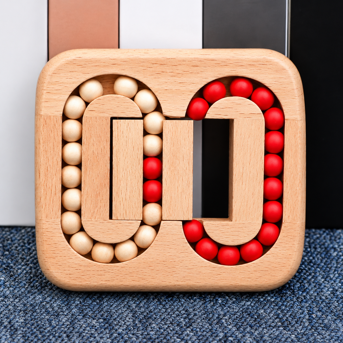 Wooden Rolling Ball Maze Puzzle Lock