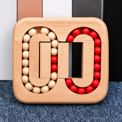 Wooden Rolling Ball Maze Puzzle Lock