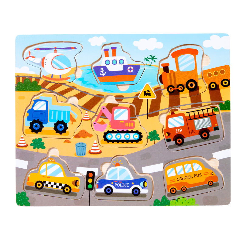Wooden Learning Puzzle Boards