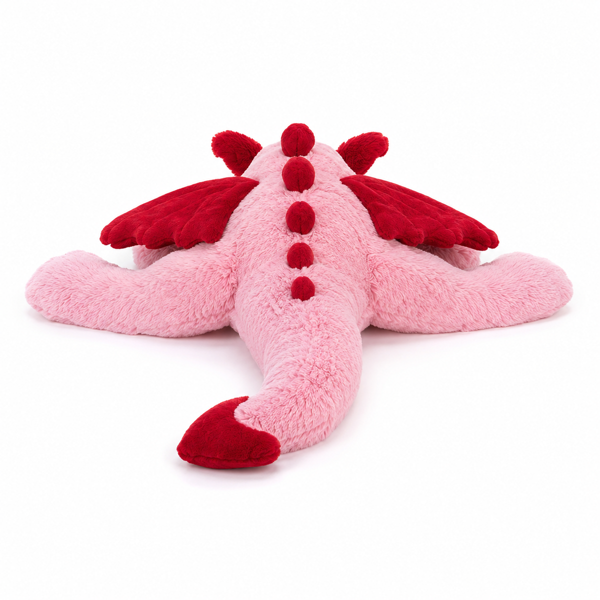 Crimson Heart Dragon Plush Toy – 50 cm