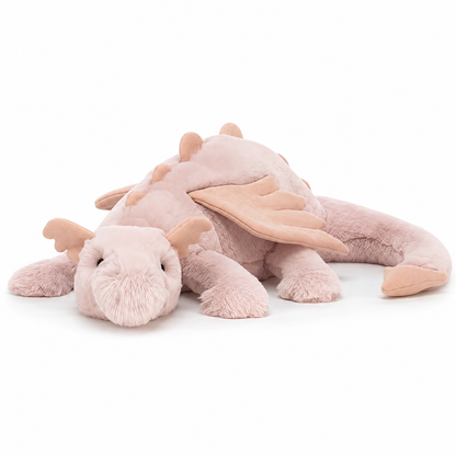 Pink Dragon Plush Toy – 50cm