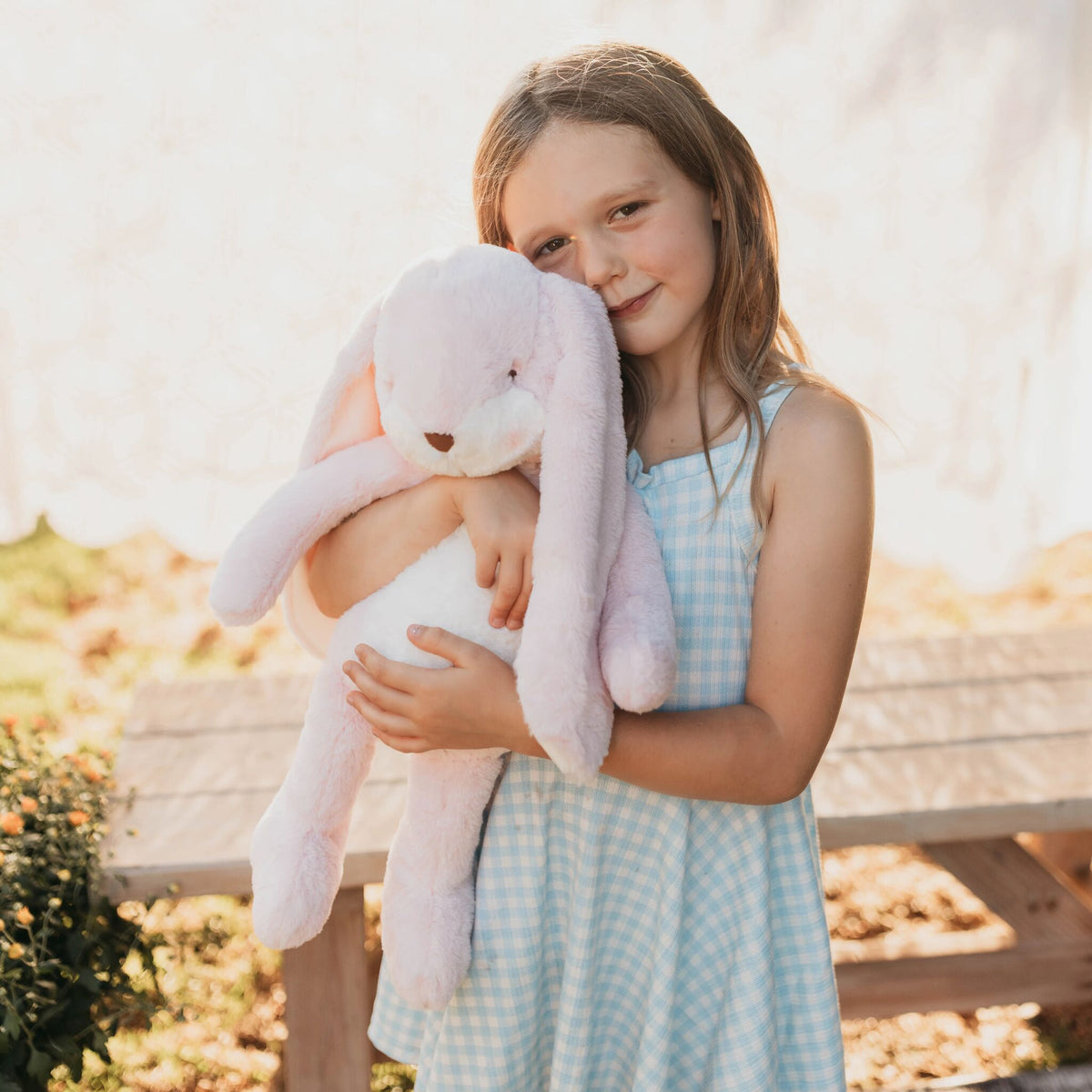 Big 20" Floppy Nibble Bunny – Pink