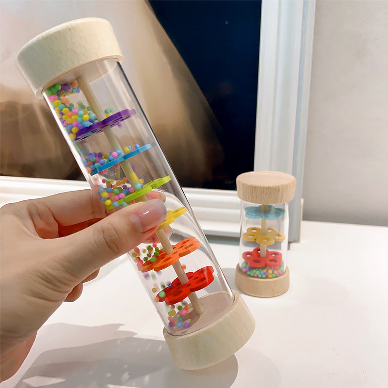 Wooden Rainbow Rainmaker Toy