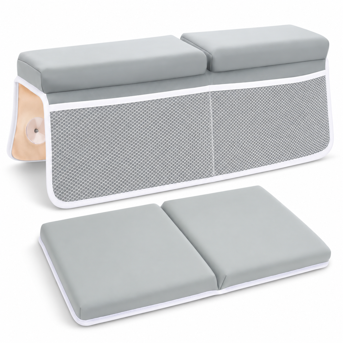 Interactive Baby Bath Knee Pad with Toy Organiser
