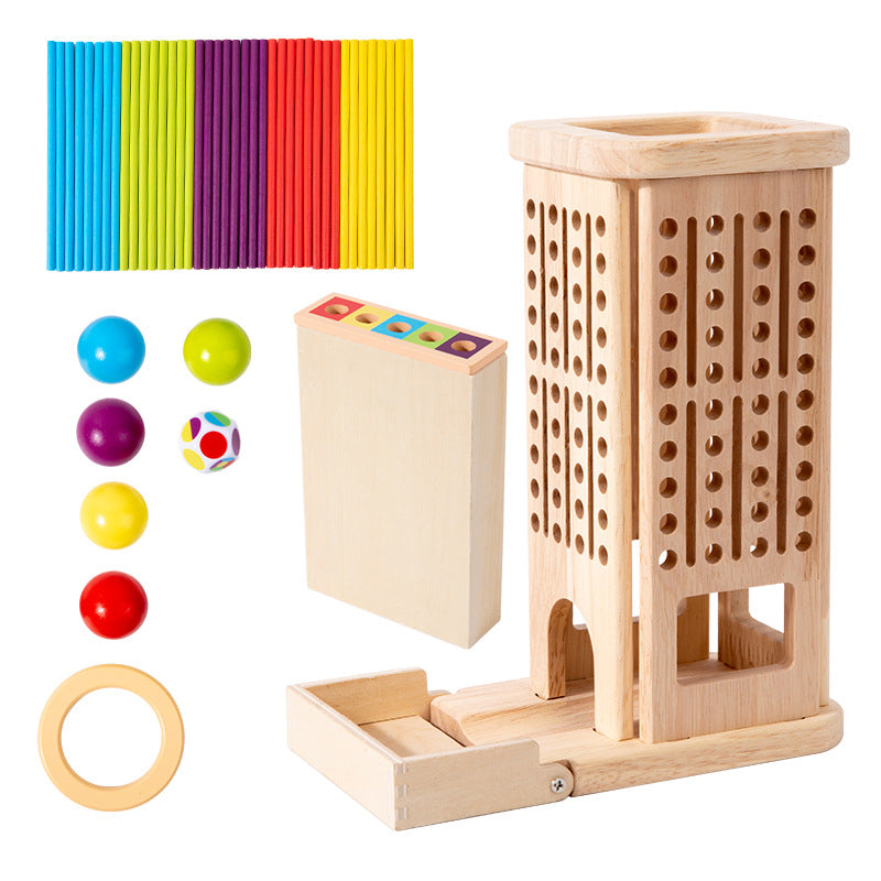 Wooden 3-in-1 Stick Game for Kids