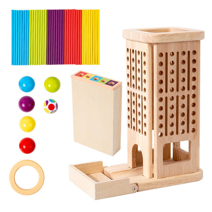 Wooden 3-in-1 Stick Game for Kids