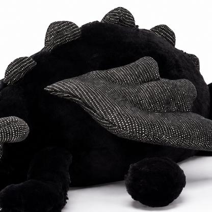Black Dragon Plush Toy – 88cm