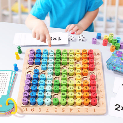Wooden Multiplication Board