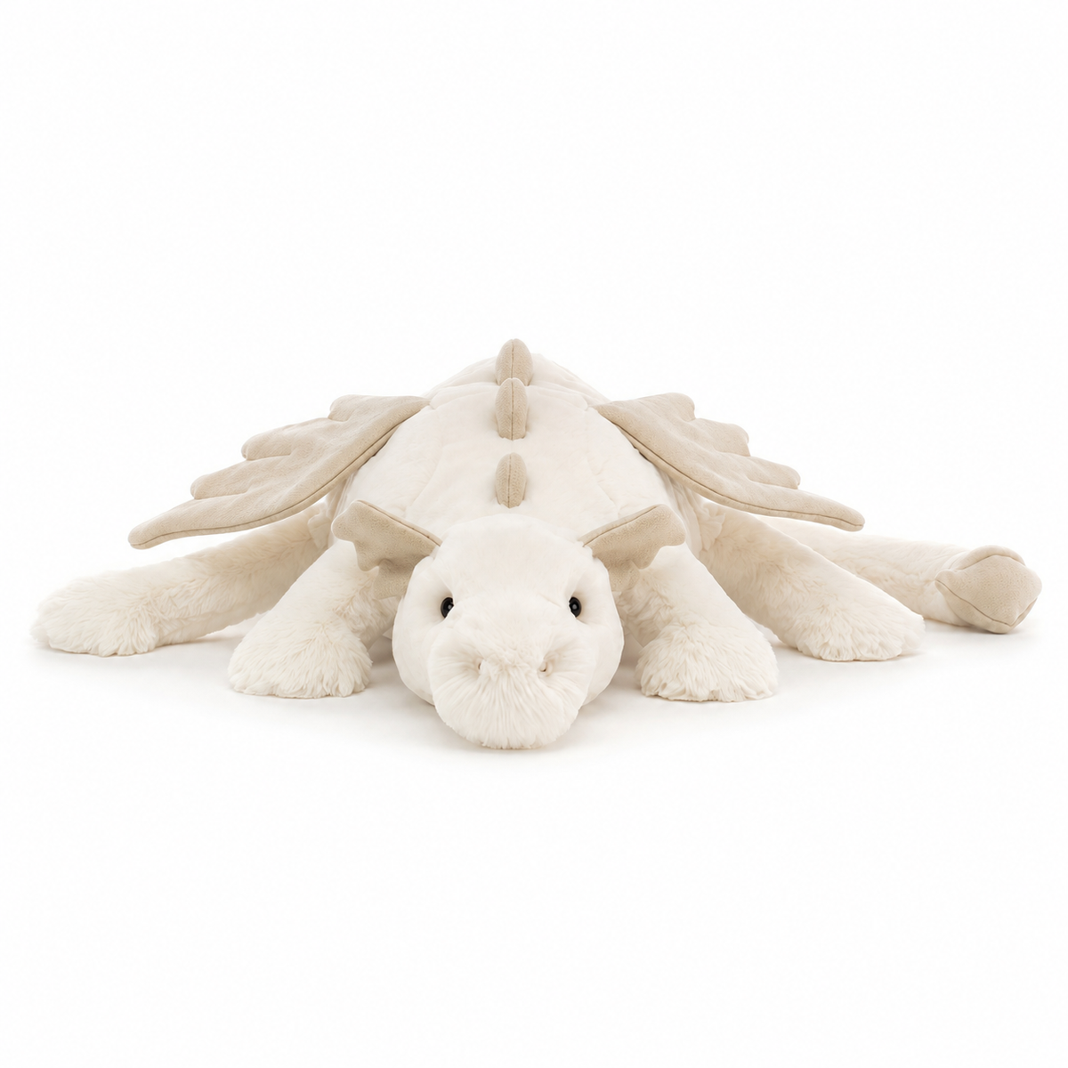 Snow Dragon White Plush Toy – 50cm