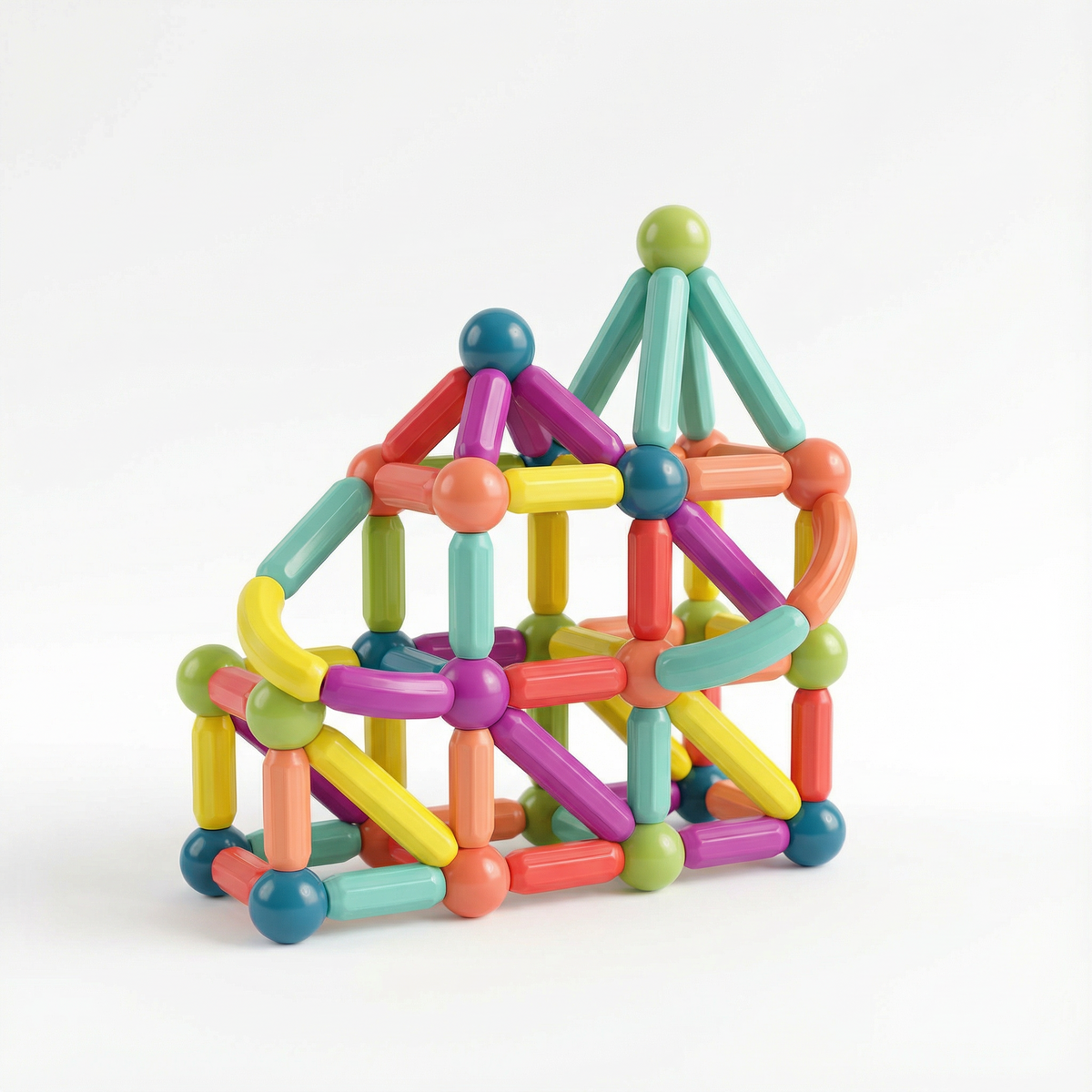 Magnetic Rods & Balls Construction Set | Family Favourite