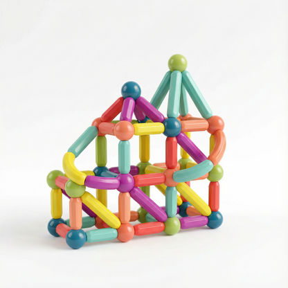 Magnetic Rods & Balls Construction Set | Family Favourite