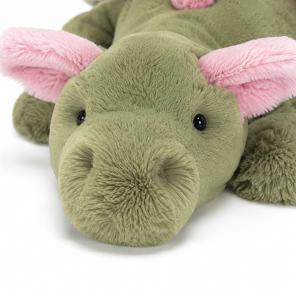 Matcha pink Dragon Green Plush Toy – 66cm