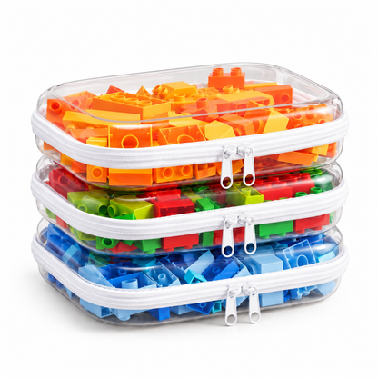 Interactive Clear Toy Organiser Pouches