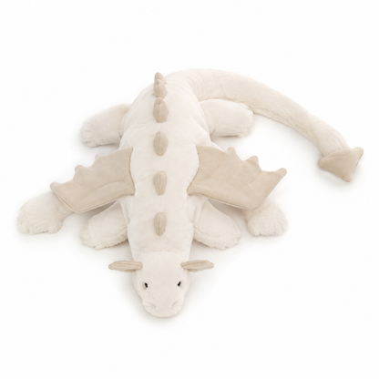 Snow Dragon White Plush Toy – 88cm