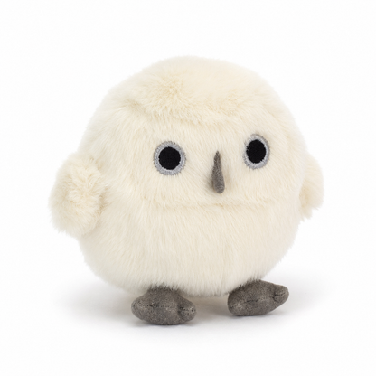 White Owl Plush Toy – 11cm