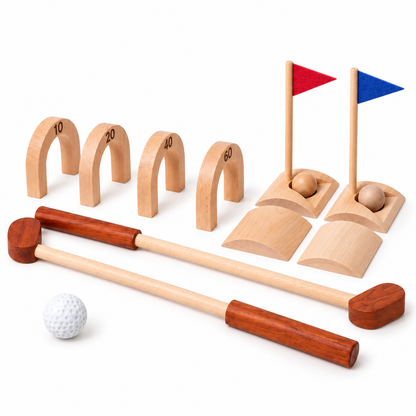 Wooden Kids Golf Set – Indoor Outdoor Play