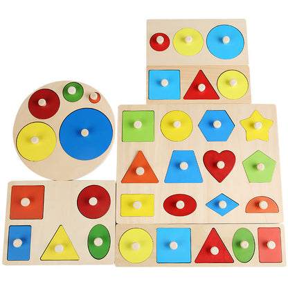 Wooden Geometric Shape Puzzle