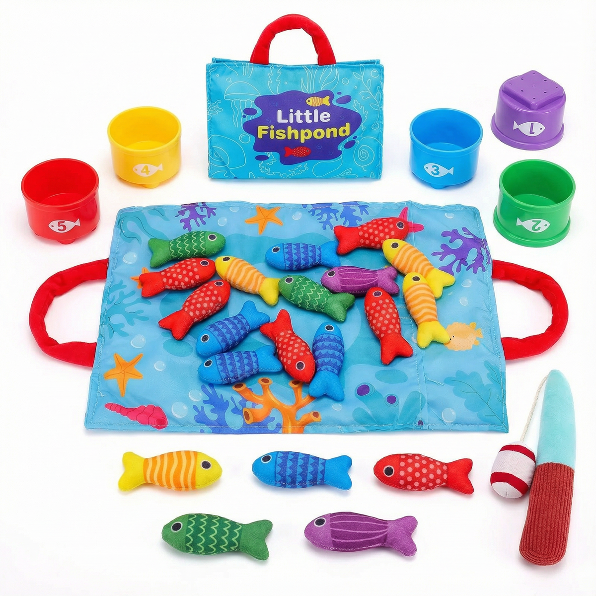 Interactive Montessori Fishing Toy for Toddlers