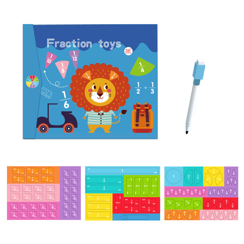 Little Lion magnetic fraction learning set product image 8