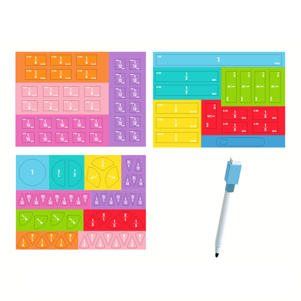 Little Lion magnetic fraction learning set product image 9