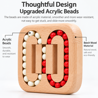Wooden Rolling Ball Maze Puzzle Lock