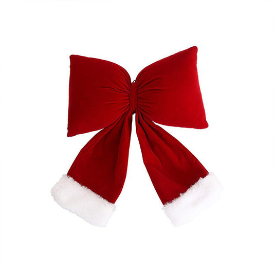 3D Plush Christmas Bow Tree Ornament