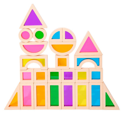 Rainbow Acrylic Building Blocks