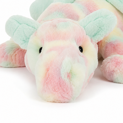 Rainbow Dragon Plush Toy – 66 cm
