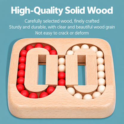 Wooden Rolling Ball Maze Puzzle Lock