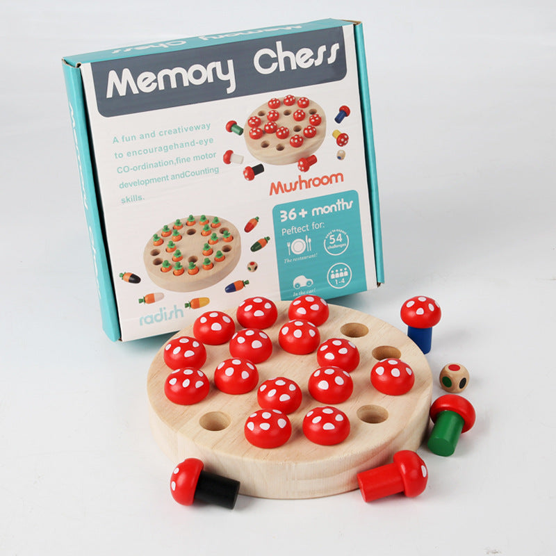 Wooden Memory Matching Game